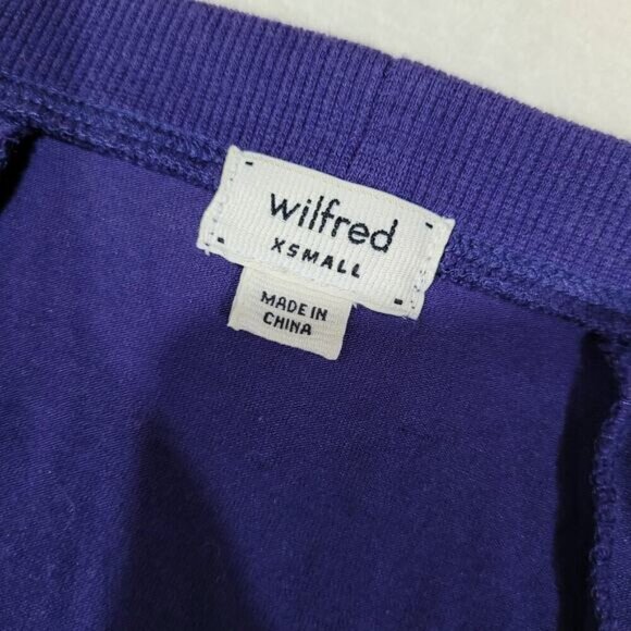 Aritzia Wilfred Purple Lyocell Cardigan - Size Extra Small‎ - Picture 5 of 9